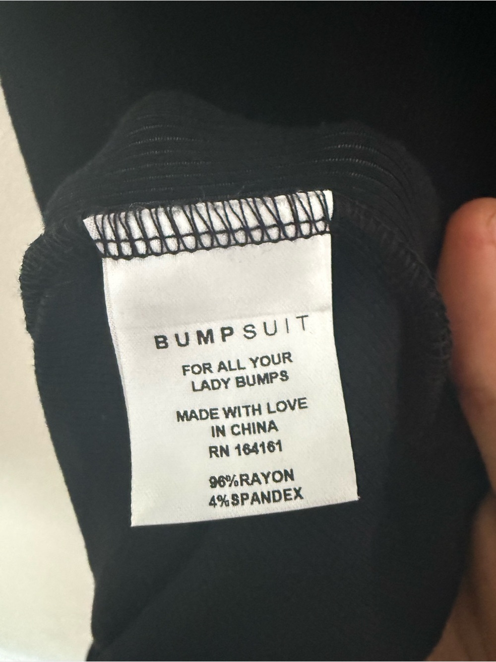 Bumpsuit Dress Boatneck Ribbed Sculpting Midi in Black - Picture 9 of 10